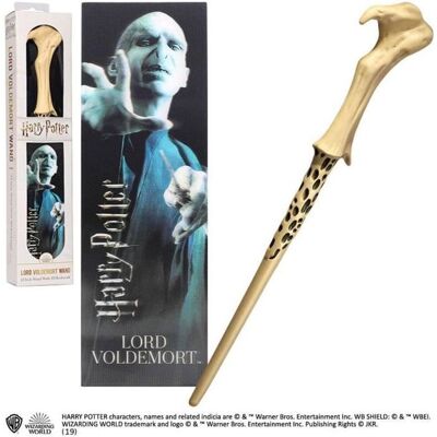 Baguette - Lord Voldemort - 30cm - Marque-page 3D Marron - Publicité Baguette - Lord Voldemort - 30cm - Marque-page 3D Marron - Publicité