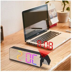 Inovalley Réveil-projecteur miroir multicolore - Publicité Inovalley Réveil-projecteur miroir multicolore - Publicité