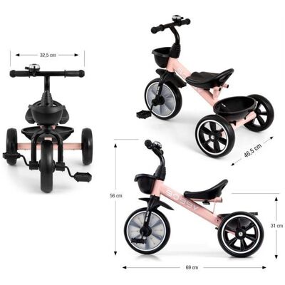 Tricycle Bobby Rose - MILLY MALLY - Rouge - Plastique - Dès 18 mois Rouge - Publicité Tricycle Bobby Rose - MILLY MALLY - Rouge - Plastique - Dès 18 mois Rouge - Publicité