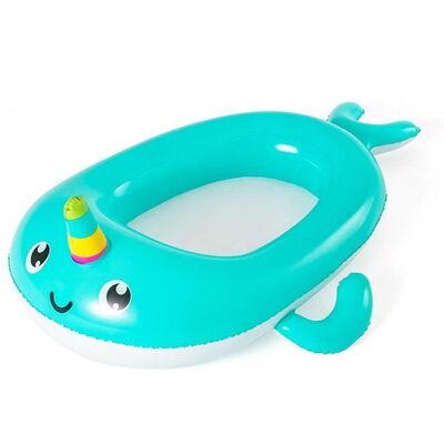 Bateau gonflable - Bestway - Narval - Multicolore - 108x82x39cm - Pour enfants à partir de 3 ans Bleu - Publicité Bateau gonflable - Bestway - Narval - Multicolore - 108x82x39cm - Pour enfants à partir de 3 ans Bleu - Publicité