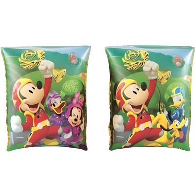 Bestway Brassards gonflables enfant - Disney - Mickey Mouse - 23cm x 15cm - PVC - Multicolore Blanc - Publicité Bestway Brassards gonflables enfant - Disney - Mickey Mouse - 23cm x 15cm - PVC - Multicolore Blanc - Publicité