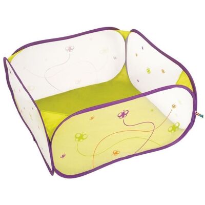 LUDI Aire de jeu Papillon système popup Jaune - Publicité LUDI Aire de jeu Papillon système popup Jaune - Publicité