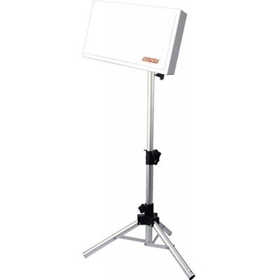 Antenne Satellite - SELFSAT - H30D - Parabole Plate - LNB Single - Trépied Aluminium 150cm Blanc - Publicité Antenne Satellite - SELFSAT - H30D - Parabole Plate - LNB Single - Trépied Aluminium 150cm Blanc - Publicité