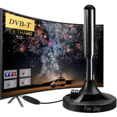 OEM Antenne TV Intérieure - 2024 - Puissante - Longue Portée - 360° - Amplificateur intégré Noir - Publicité OEM Antenne TV Intérieure - 2024 - Puissante - Longue Portée - 360° - Amplificateur intégré Noir - Publicité
