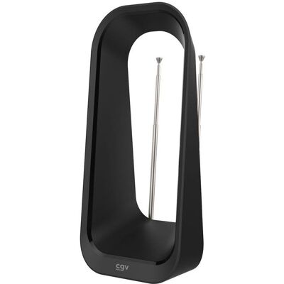 Antenne TV intérieure amplifée - CGV - AN-Rise - Réception VHF/UHF - Alimentation secteur - Compatible TNT Noir - Publicité Antenne TV intérieure amplifée - CGV - AN-Rise - Réception VHF/UHF - Alimentation secteur - Compatible TNT Noir - Publicité