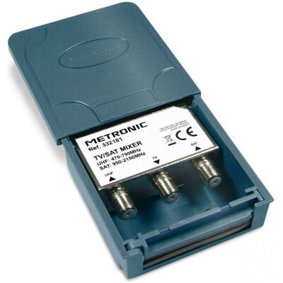 Metronic - Sat/Hertzien External - SAT/TV - External - Diplexer - Publicité Metronic - Sat/Hertzien External - SAT/TV - External - Diplexer - Publicité