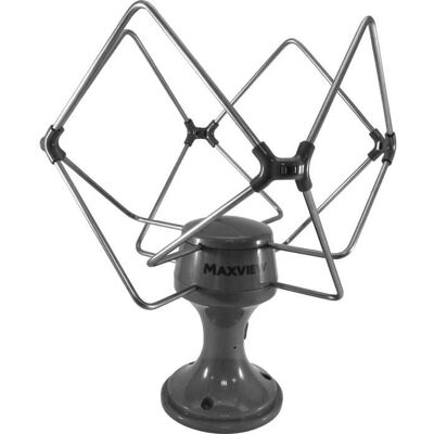Maxview Antenne hertzienne - OMNIMAX - 12/24V - Réception 360° - Amplificateur réglable - Gain maxi 18dB Noir - Publicité Maxview Antenne hertzienne - OMNIMAX - 12/24V - Réception 360° - Amplificateur réglable - Gain maxi 18dB Noir - Publicité