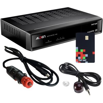 alden Décodeur satellite Astra + Carte TNT SAT + IR + Cordon 12V Noir - Publicité alden Décodeur satellite Astra + Carte TNT SAT + IR + Cordon 12V Noir - Publicité