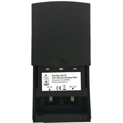 Filtre rejecteur 5g tlp148 Triax 314177 Blanc - Publicité Filtre rejecteur 5g tlp148 Triax 314177 Blanc - Publicité