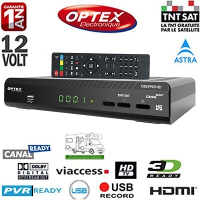 Optex 709989 - Tuner Satellite - Timeshift, 3000+ Canaux, Mise à jour USB - Publicité Optex 709989 - Tuner Satellite - Timeshift, 3000+ Canaux, Mise à jour USB - Publicité