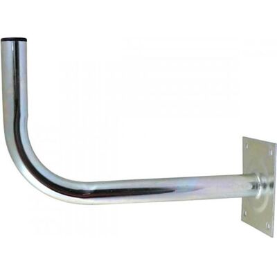 LIBOX Support mural antenne satellite 60 cm mât acier galvanisé diamètre 38 mm Gris - Publicité LIBOX Support mural antenne satellite 60 cm mât acier galvanisé diamètre 38 mm Gris - Publicité