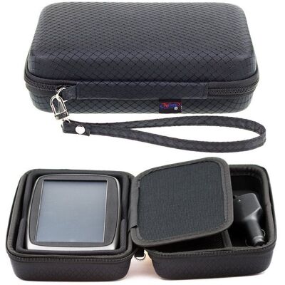 DIGICHARGE Noir Étui de Transport pour Tomtom Start 62 60 Via 62 6 GPS Sat Nav avec Compartiment pour Accessoires - Publicité DIGICHARGE Noir Étui de Transport pour Tomtom Start 62 60 Via 62 6 GPS Sat Nav avec Compartiment pour Accessoires - Publicité