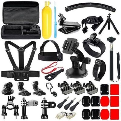 AFAITH Accessoires GoPro Hero 13 12 11 10 9 8 7 Black Hero Max avec Fixation Tripod Perche Harnais Guidon Trepied Embar Orange - Publicité AFAITH Accessoires GoPro Hero 13 12 11 10 9 8 7 Black Hero Max avec Fixation Tripod Perche Harnais Guidon Trepied Embar Orange - Publicité