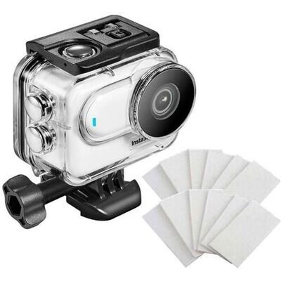 AUTREMENT Boîtier de plongée pour Insta360 GO 3 coque de protection étanche 60M/197FT résistante à leau avec Inserts Anti-buée Gris - Publicité AUTREMENT Boîtier de plongée pour Insta360 GO 3 coque de protection étanche 60M/197FT résistante à leau avec Inserts Anti-buée Gris - Publicité