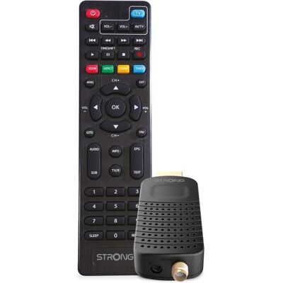 Décodeur TV - STRONG - SRT 84 - HDMI - Enregistreur - Compatible HEVC265 & Dolby Audio Noir - Publicité Décodeur TV - STRONG - SRT 84 - HDMI - Enregistreur - Compatible HEVC265 & Dolby Audio Noir - Publicité