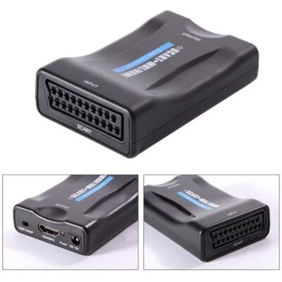 123 HDMI vers Péritel Adaptateur convertisseur Pour vidéo TV DVD Blu Ray PS4 NV3 - Yuan Yuan - Noir - Publicité 123 HDMI vers Péritel Adaptateur convertisseur Pour vidéo TV DVD Blu Ray PS4 NV3 - Yuan Yuan - Noir - Publicité