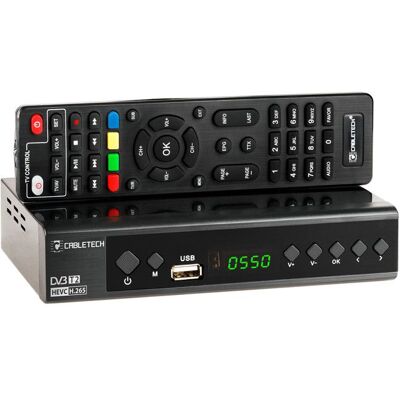 Cabletech Tuner DVB-T2/C HEVC 10Bit - Compatibilité complète - Publicité Cabletech Tuner DVB-T2/C HEVC 10Bit - Compatibilité complète - Publicité