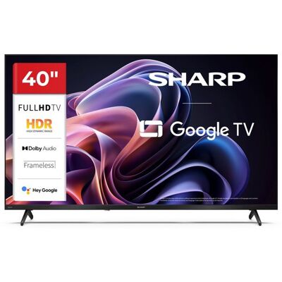 TELEVISEUR LED - SHARP - 40HF2265E - 40 (101 cm) - Full HD 1920x1080 - Google TV HDMI x3 Noir - Publicité TELEVISEUR LED - SHARP - 40HF2265E - 40 (101 cm) - Full HD 1920x1080 - Google TV HDMI x3 Noir - Publicité