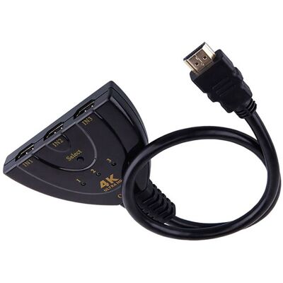 Switch HDMI - 123 - Yuan Yuan - 3 entrées 1 sortie - Commutation automatique - 4K Noir - Publicité Switch HDMI - 123 - Yuan Yuan - 3 entrées 1 sortie - Commutation automatique - 4K Noir - Publicité