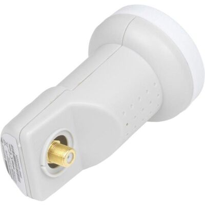 LNB Single Maximum PQ-1 Bruit 01 dB Gain 68 dB Tête Universelle PLL 1 Sortie Full HD 3D Ultra HD 4K - Publicité LNB Single Maximum PQ-1 Bruit 01 dB Gain 68 dB Tête Universelle PLL 1 Sortie Full HD 3D Ultra HD 4K - Publicité