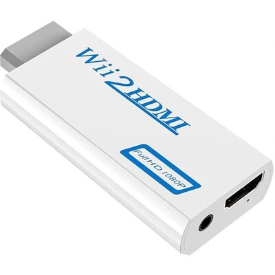 123 Adaptateur Wii vers HDMI 1080P Convertisseur avec Port Hdmi et Sortie Audio 35 mm pour Nintendo Wii - Wii U Blanc -Yuan Yuan - Blanc - Publicité 123 Adaptateur Wii vers HDMI 1080P Convertisseur avec Port Hdmi et Sortie Audio 35 mm pour Nintendo Wii - Wii U Blanc -Yuan Yuan - Blanc - Publicité