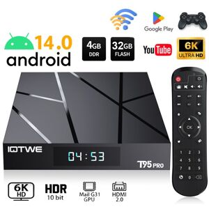 XGODY TV Box Android 14.0 boitier Tv T95 Pro4 Go + 32 Go 6K HD Quad CoreSMART BOX Bluetooth5.0 WIFI Media Player Lecteur Multimédia Box Noir - Publicité XGODY TV Box Android 14.0 boitier Tv T95 Pro4 Go + 32 Go 6K HD Quad CoreSMART BOX Bluetooth5.0 WIFI Media Player Lecteur Multimédia Box Noir - Publicité