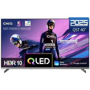 CHiQ L40QST 40 Pouces (101cm) Téléviseur QLED Pro Google TV - Design Métal sans Cadre 90% DCI-P3 HDR10FHD Noir - Publicité CHiQ L40QST 40 Pouces (101cm) Téléviseur QLED Pro Google TV - Design Métal sans Cadre 90% DCI-P3 HDR10FHD Noir - Publicité