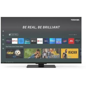 TOSHIBA 43UV6F63DG - TV LED 43 (108 cm) - 4K UHD 3840x2160 - Dolby Vision - Smart TV - 3xHDMI Noir - Publicité TOSHIBA 43UV6F63DG - TV LED 43 (108 cm) - 4K UHD 3840x2160 - Dolby Vision - Smart TV - 3xHDMI Noir - Publicité