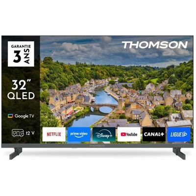 TV LED Thomson QLED 32FQG3S15C 80 cm 2025 Gris - Publicité TV LED Thomson QLED 32FQG3S15C 80 cm 2025 Gris - Publicité