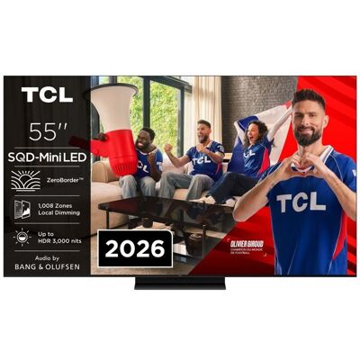 TV LED Tcl SQD-Mini LED 55C89L 139 cm 2026 - Publicité TV LED Tcl SQD-Mini LED 55C89L 139 cm 2026 - Publicité