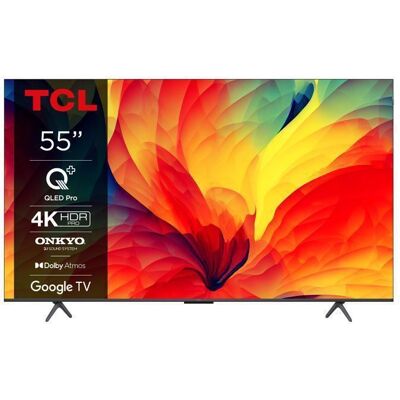 TCL 55QLED780 - TV QLED 55 (139 cm) - 4K UHD - Smart TV - Dolby Vision et HDR10+ Gris - Publicité TCL 55QLED780 - TV QLED 55 (139 cm) - 4K UHD - Smart TV - Dolby Vision et HDR10+ Gris - Publicité
