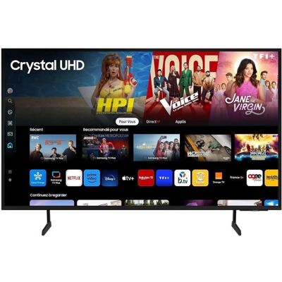 Samsung 85DU7105 - TV LED 85 (216 cm) - 4K UHD 3840x2160 - HDR - Smart TV - Gaming Hub - 3xHDMI - WiFi Noir - Publicité Samsung 85DU7105 - TV LED 85 (216 cm) - 4K UHD 3840x2160 - HDR - Smart TV - Gaming Hub - 3xHDMI - WiFi Noir - Publicité