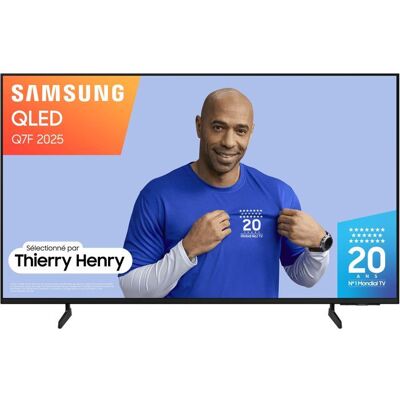 Samsung TQ65Q7FA - TV QLED 65 (165 cm) - 4K UHD 3840x2160 - HDR10+ - Smart TV - Gaming Hub - 3xHDMI - WiFi Noir - Publicité Samsung TQ65Q7FA - TV QLED 65 (165 cm) - 4K UHD 3840x2160 - HDR10+ - Smart TV - Gaming Hub - 3xHDMI - WiFi Noir - Publicité