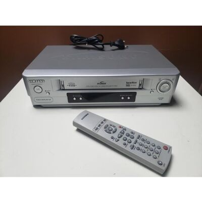 MAGNETOSCOPE SAMSUNG SV-455F Lecteur ENREGISTREUR K7 Cassette Video VHS VCR + TELECOMMANDE - Publicité MAGNETOSCOPE SAMSUNG SV-455F Lecteur ENREGISTREUR K7 Cassette Video VHS VCR + TELECOMMANDE - Publicité