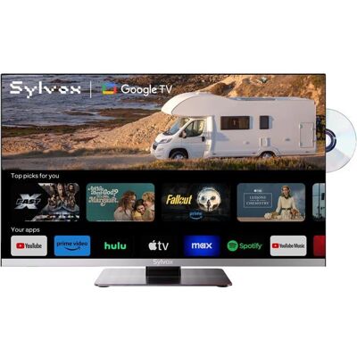 Téléviseur Smart SYLVOX 22 Pouces 1080P pour Camping-Car avec Lecteur DVD et Triple Tuner Gris - Publicité Téléviseur Smart SYLVOX 22 Pouces 1080P pour Camping-Car avec Lecteur DVD et Triple Tuner Gris - Publicité