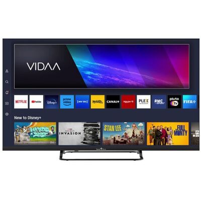 Smart Tech TV Full HD 40(101 cm) 40FV02V Smart TV VIDAA Netflix Prime Video Disney+ Youtube 3xHDMI - 2xUSB - Mode Hotel Noir - Publicité Smart Tech TV Full HD 40(101 cm) 40FV02V Smart TV VIDAA Netflix Prime Video Disney+ Youtube 3xHDMI - 2xUSB - Mode Hotel Noir - Publicité