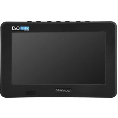 Télévision portable LEADSTAR 7 pouces - DVB-T-T2 HD Numérique et Analogique - Noir - Format daffichage 1080p Noir - Publicité Télévision portable LEADSTAR 7 pouces - DVB-T-T2 HD Numérique et Analogique - Noir - Format daffichage 1080p Noir - Publicité