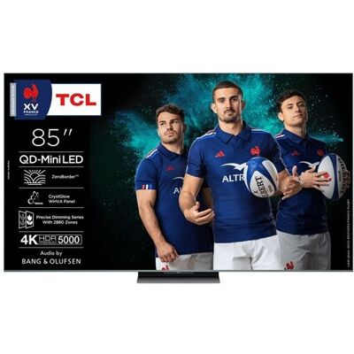 Écran QD-Mini 4K UHD - TCL - 85C9K - 216 cm - 144 Hz - Dolby Atmos Gris - Publicité Écran QD-Mini 4K UHD - TCL - 85C9K - 216 cm - 144 Hz - Dolby Atmos Gris - Publicité