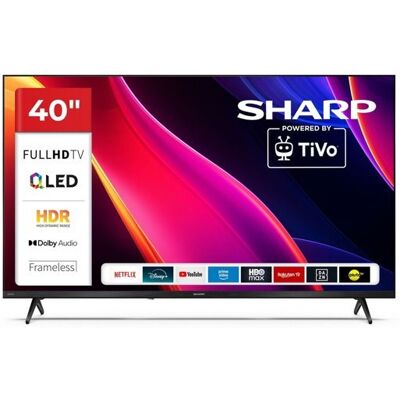 TV LED Sharp QLED Full HD 40HE3745E 101 cm Noir - Publicité TV LED Sharp QLED Full HD 40HE3745E 101 cm Noir - Publicité