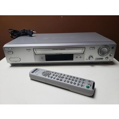 MAGNETOSCOPE SONY SLV-SE820 6 TETES HIFI STEREO LECTEUR ENREGISTREUR K7 CASSETTE VIDEO VHS VCR + TEL - Publicité MAGNETOSCOPE SONY SLV-SE820 6 TETES HIFI STEREO LECTEUR ENREGISTREUR K7 CASSETTE VIDEO VHS VCR + TEL - Publicité
