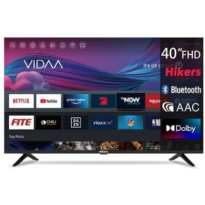 Hikers 40Z1 Téléviseur Smart TV - Écran 40 pouces Résolution FHD 1920*1080 Soutien Android Qualité Sonore Dolby Atmos - Noir Noir - Publicité Hikers 40Z1 Téléviseur Smart TV - Écran 40 pouces Résolution FHD 1920*1080 Soutien Android Qualité Sonore Dolby Atmos - Noir Noir - Publicité