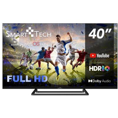 Smart Tech TV LED Full HD 40 (100 cm) Smart TV Web OS-40FW01V3- Netflix Prime Video 3xHDMI - 2xUSB -DOLBY Audio Noir - Publicité Smart Tech TV LED Full HD 40 (100 cm) Smart TV Web OS-40FW01V3- Netflix Prime Video 3xHDMI - 2xUSB -DOLBY Audio Noir - Publicité