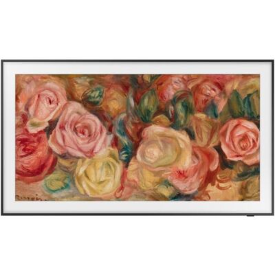 TV LED - Samsung - The Frame TQ43LS03D - QLED 4K - 108 cm - Smart TV - Art Mode Blanc - Publicité TV LED - Samsung - The Frame TQ43LS03D - QLED 4K - 108 cm - Smart TV - Art Mode Blanc - Publicité