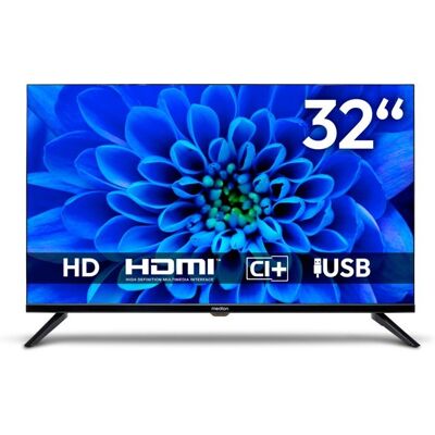 TV LED 32“ (80 cm) – MEDION MD832000 – HD Ready 1366x768 – 2xHDMI - 1xUSB Noir - Publicité TV LED 32“ (80 cm) – MEDION MD832000 – HD Ready 1366x768 – 2xHDMI - 1xUSB Noir - Publicité