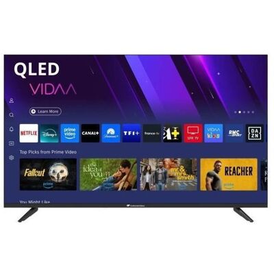 TV QLED - CONTINENTAL EDISON - CELED43SVQLD25B6 - 43 (109 cm) - UHD 4K 3840x2160 - SMART VIDAA - 3xHDMI - 2xUSB Noir - Publicité TV QLED - CONTINENTAL EDISON - CELED43SVQLD25B6 - 43 (109 cm) - UHD 4K 3840x2160 - SMART VIDAA - 3xHDMI - 2xUSB Noir - Publicité