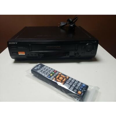 MAGNETOSCOPE SONY SLV-SE450 LECTEUR ENREGISTREUR K7 CASSETTE VIDEO VHS VCR + TEL - Publicité MAGNETOSCOPE SONY SLV-SE450 LECTEUR ENREGISTREUR K7 CASSETTE VIDEO VHS VCR + TEL - Publicité