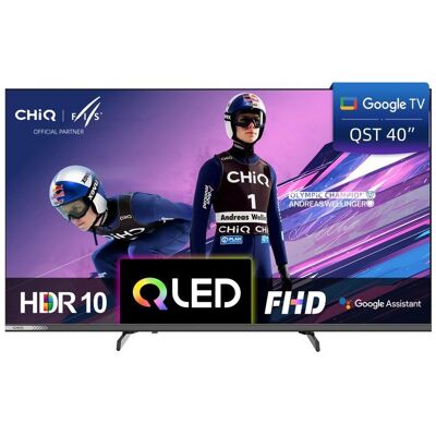 CHiQ L40QST 40 Pouces (101cm) Téléviseur QLED Pro Google TV - Design Métal sans Cadre 90% DCI-P3 HDR10FHD Noir - Publicité CHiQ L40QST 40 Pouces (101cm) Téléviseur QLED Pro Google TV - Design Métal sans Cadre 90% DCI-P3 HDR10FHD Noir - Publicité