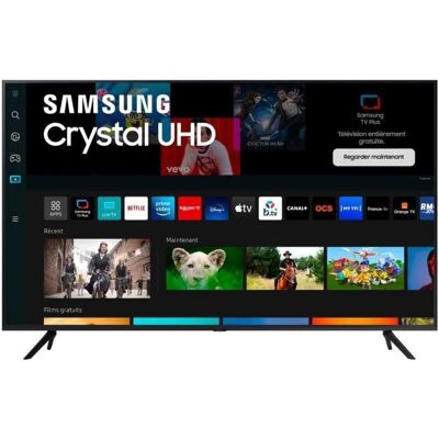 Samsung 50CU7025 - TV LED 50 (125 cm) - 4K 3840x2160 - Crystal UHD - Smart TV - Gaming HUB - 3xHDMI - WiFi Noir - Publicité Samsung 50CU7025 - TV LED 50 (125 cm) - 4K 3840x2160 - Crystal UHD - Smart TV - Gaming HUB - 3xHDMI - WiFi Noir - Publicité