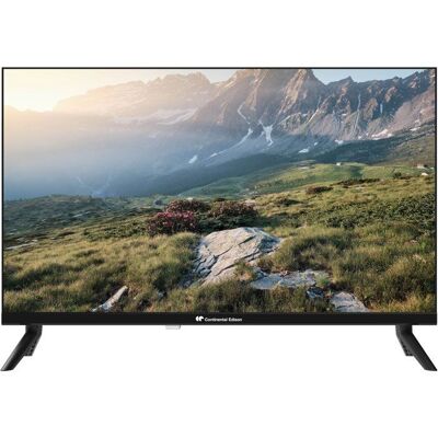 CONTINENTAL EDISON - CELED24HD26B6 - TV LED HD 24“ (60 cm) - 3xHDMI 2xUSB - Noir Noir - Publicité CONTINENTAL EDISON - CELED24HD26B6 - TV LED HD 24“ (60 cm) - 3xHDMI 2xUSB - Noir Noir - Publicité