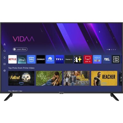 CONTINENTAL EDISON - CELED43SVQLD26B7 - TV LED UHD QLED 43“ (110 cm) - 3xHDMI 2xUSB - Noir Noir - Publicité CONTINENTAL EDISON - CELED43SVQLD26B7 - TV LED UHD QLED 43“ (110 cm) - 3xHDMI 2xUSB - Noir Noir - Publicité